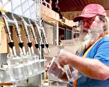 Mark at the filling station