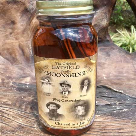 Hatfield Family Moonshine. New Products.